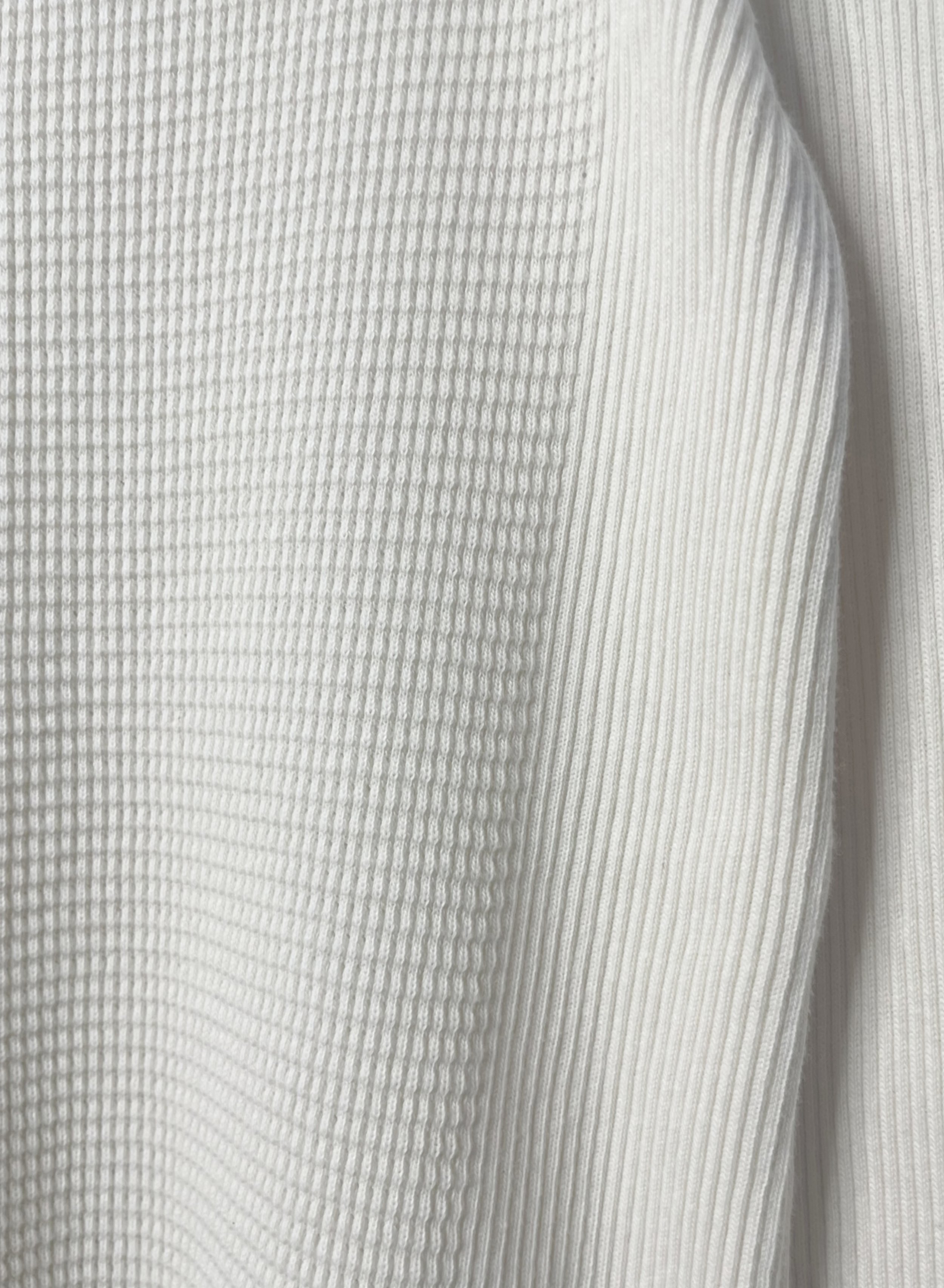 Waffle Rib Combo, quarter SLEEVE OVERLAP BOAT NECK TOP, cotton100